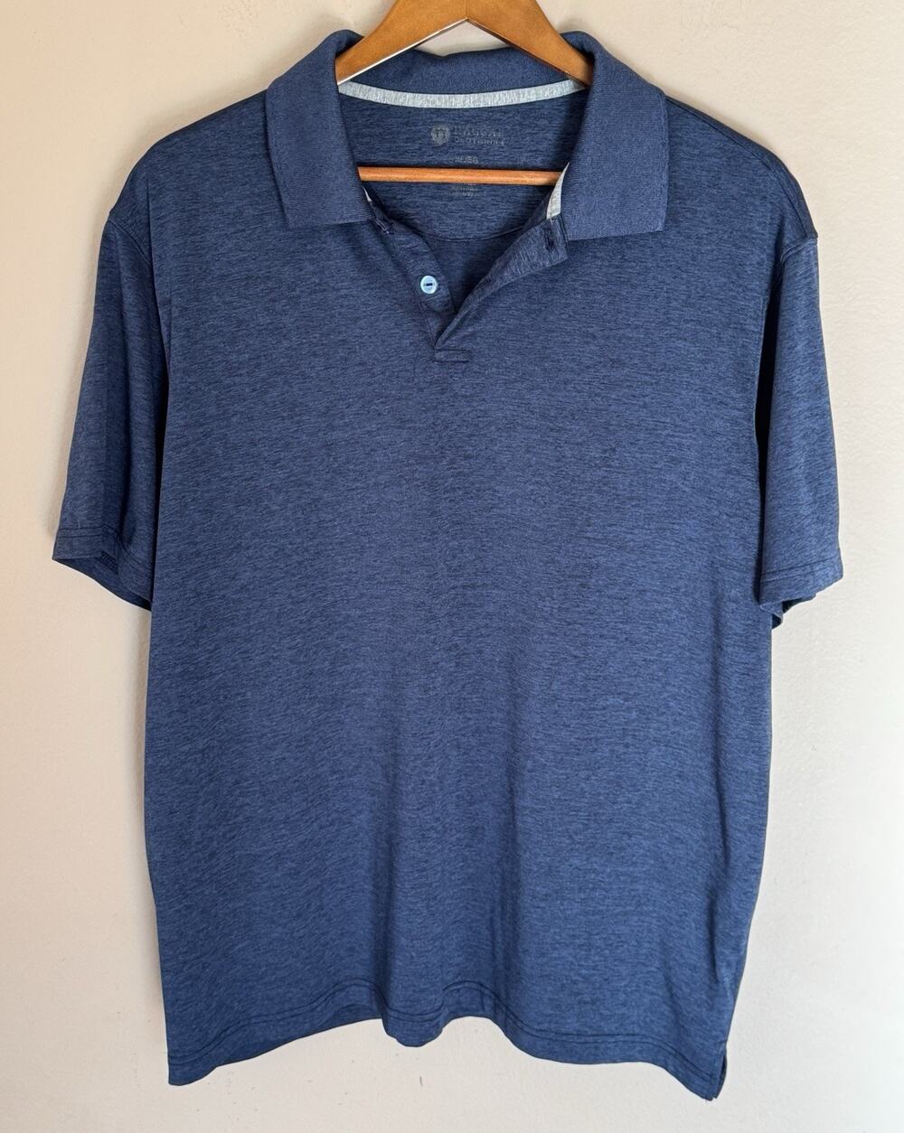 Haggar Clothing Blue Polo Short Sleeve XL